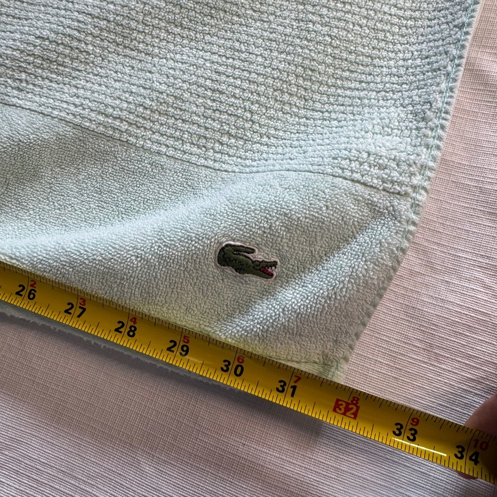 Lacoste Light Green Bath Towel